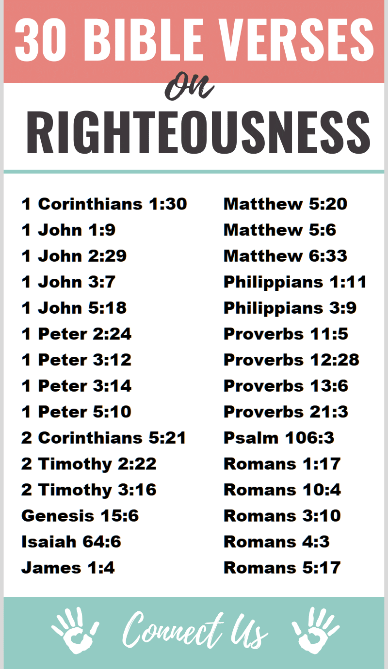 Bible Verses on Righteousness