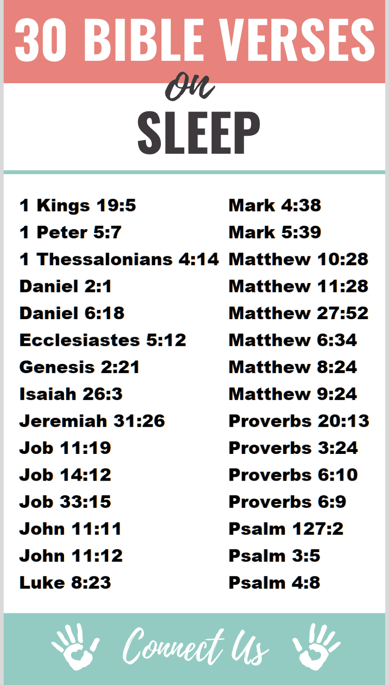 Bible Verses on Sleep