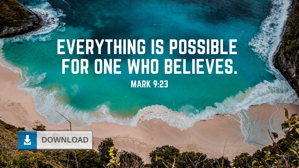 Mark 9:23 Wallpaper