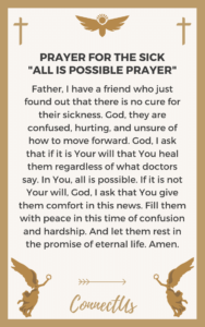 healing prayer for a sick friend healing prayer for a sick friend