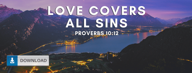 Love Covers All Sins Fb Cover