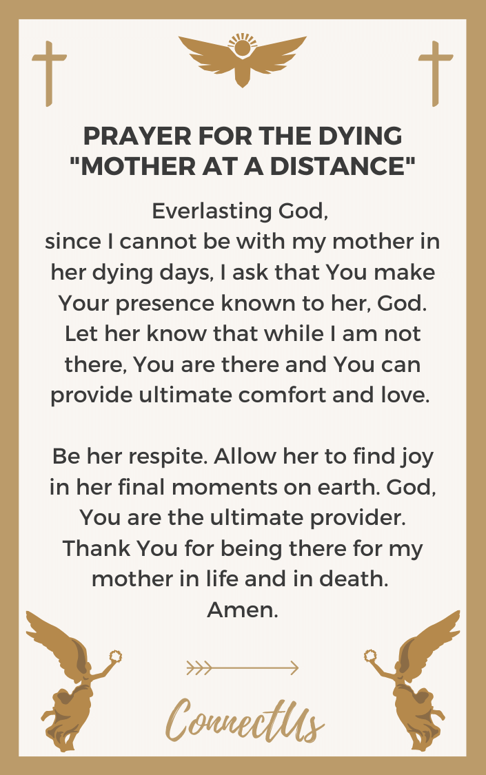 11 Comforting Prayers for a Dying Mother – ConnectUS