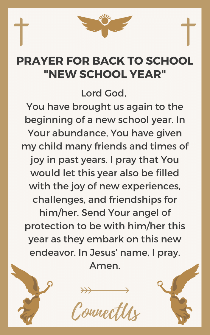 Back-To-School Prayers for the Start of the Year