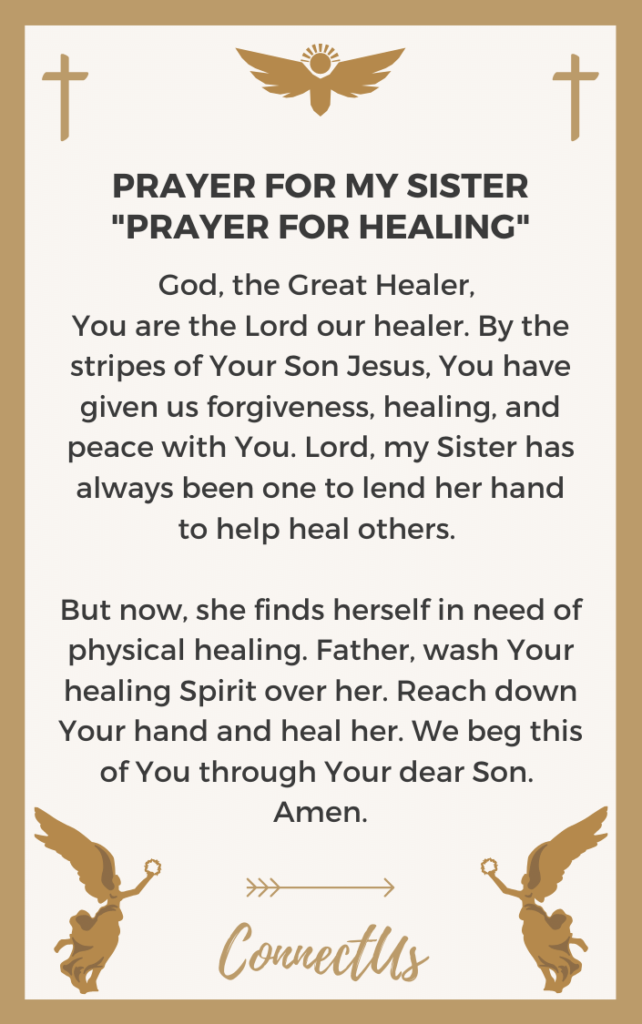 10 Powerful Prayers for My Sister – ConnectUS