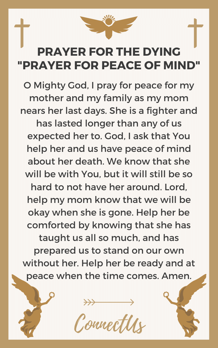 11 Comforting Prayers for a Dying Mother – ConnectUS