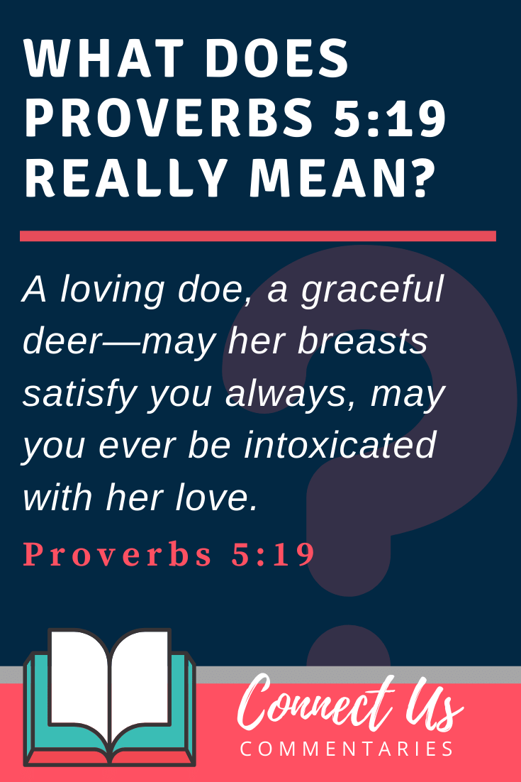 Proverbs 519 Meaning of May You Ever Be Intoxicated with Her Love