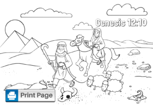 Free Abraham and Sarah Coloring Pages for Kids – ConnectUS