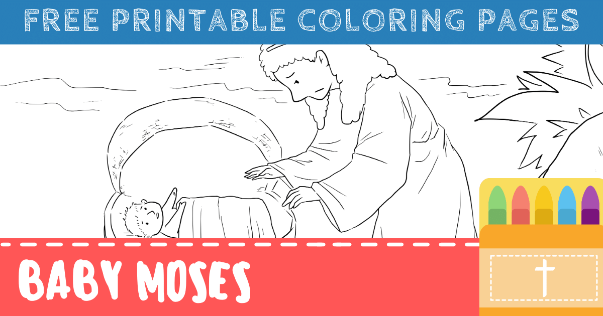 Baby Moses Coloring Pages
