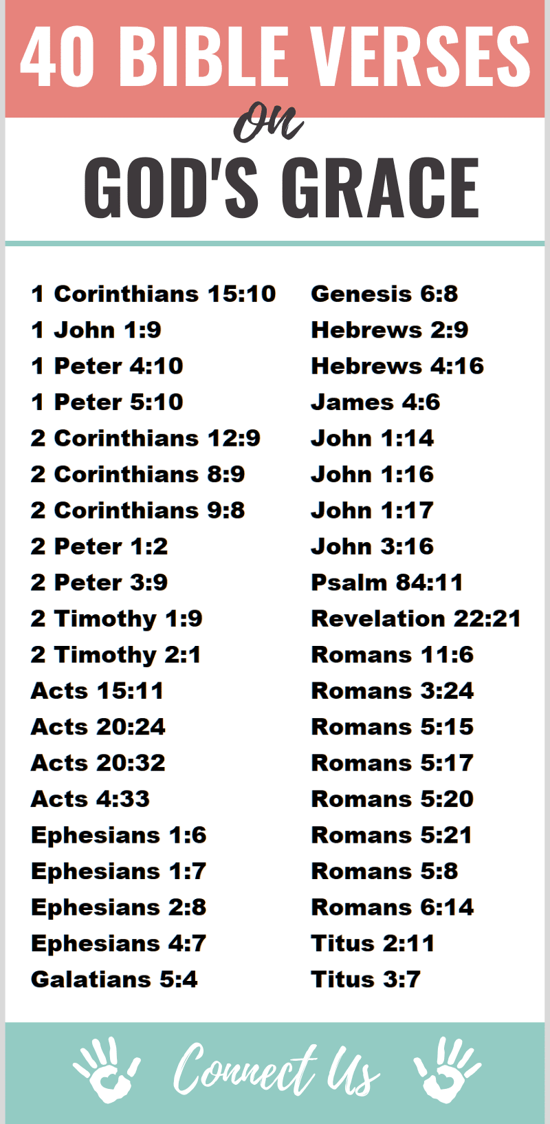 Bible Verses on God's Grace