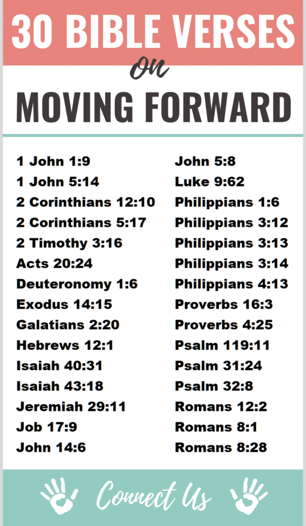 30 Uplifting Bible Scriptures on Moving Forward ConnectUS