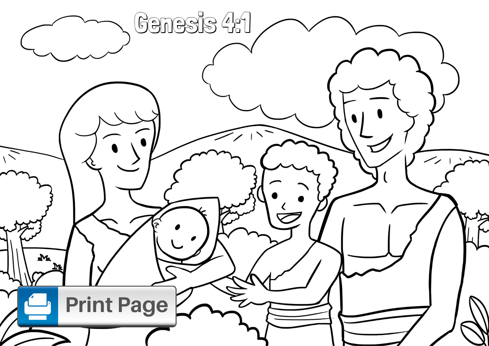 Free Cain And Abel Coloring Pages For Kids Printable PDFs ConnectUS