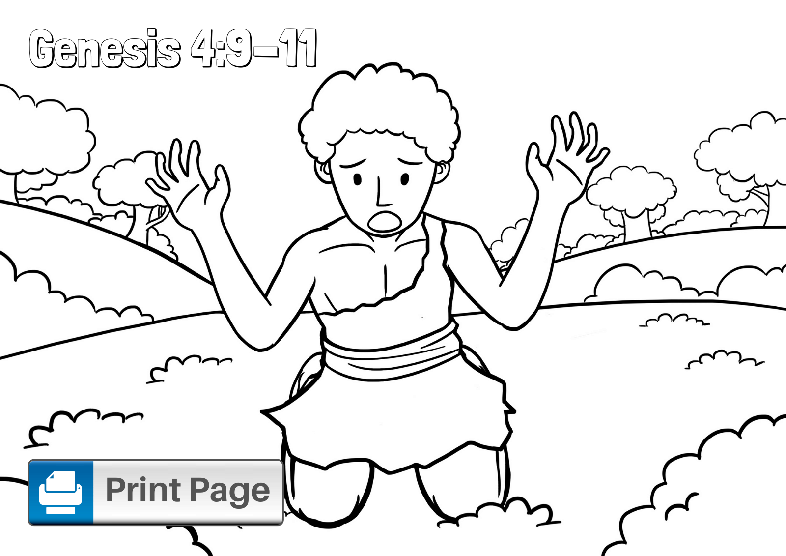 Free Cain And Abel Coloring Pages For Kids Printable PDFs ConnectUS