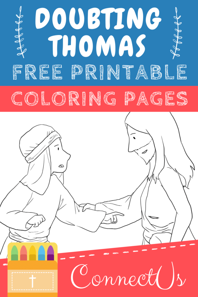 Free Doubting Thomas Coloring Pages for Kids ConnectUS