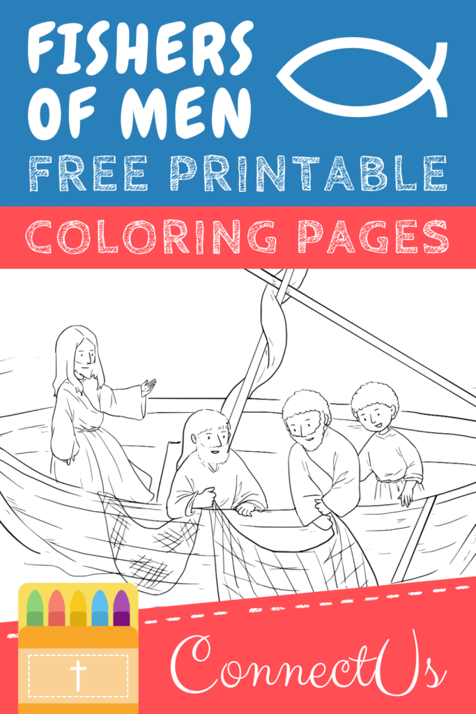 Free Fishers of Men Coloring Pages for Kids (Printable PDFs) – ConnectUS