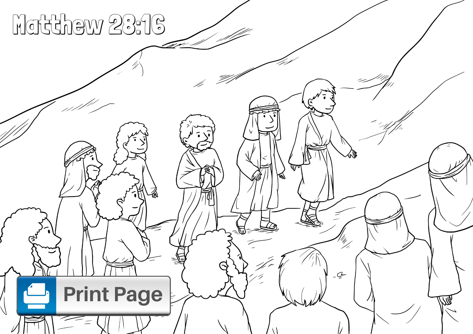Great Commission Coloring Page