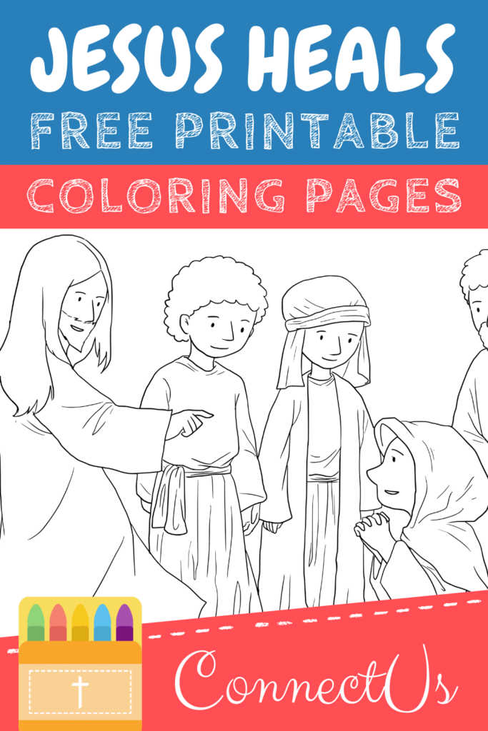 Free Jesus Heals JairusÃ¢â‚¬â„¢ Daughter Coloring Pages (Printable PDFs