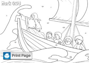 Free Jesus Calms the Storm Coloring Pages (Printable PDFs) – ConnectUS