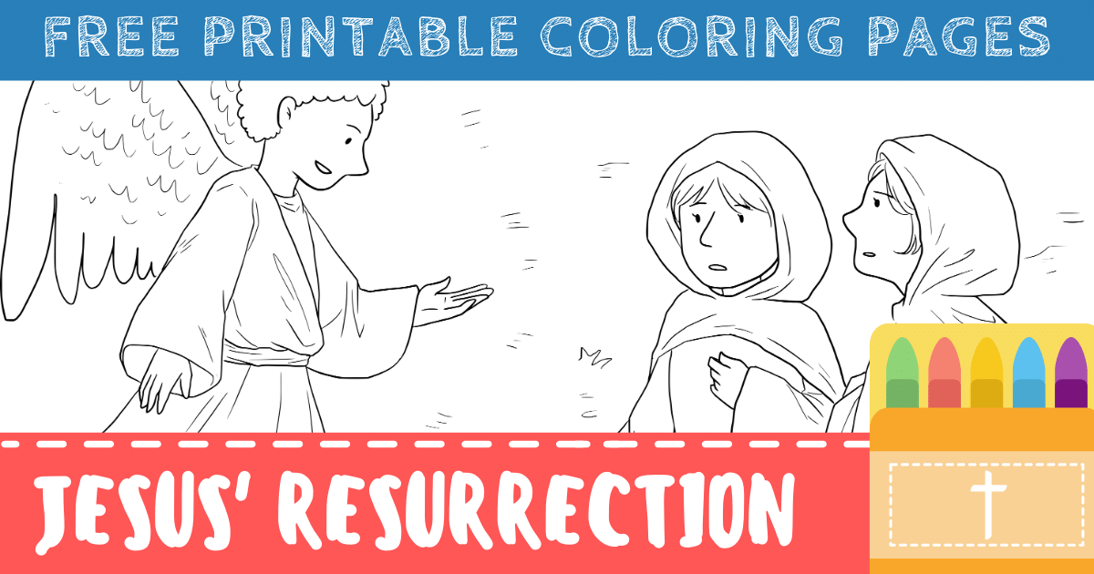 jesus easter coloring pages free