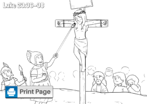 Free Jesus on the Cross Coloring Pages (Printable PDFs) – ConnectUS