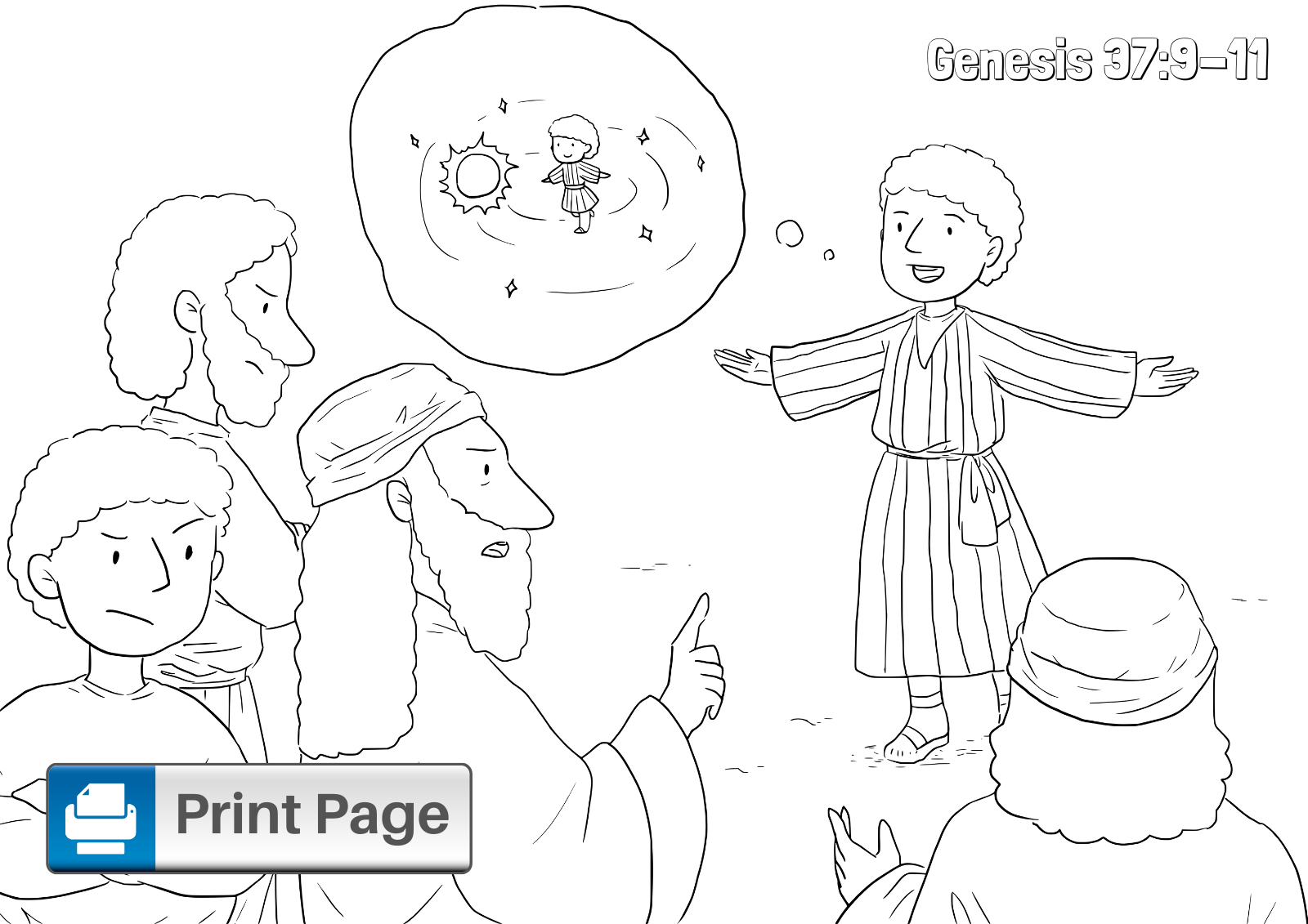 Joseph Story Colouring Sheets Teacher Made Twinkl Ph