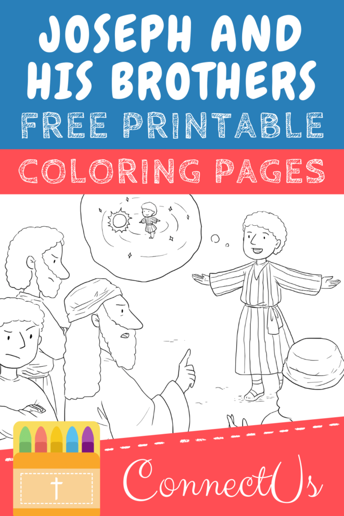 Joseph and His Brothers Coloring Pages for Kids – ConnectUS