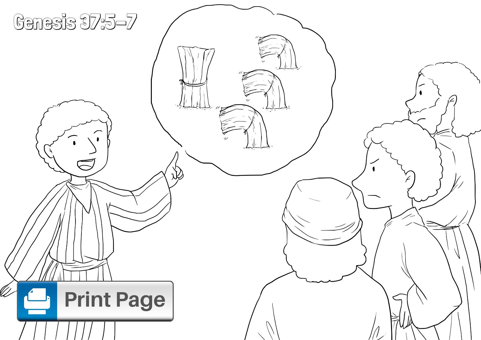 Joseph Story Colouring Sheets Teacher Made Twinkl Ph