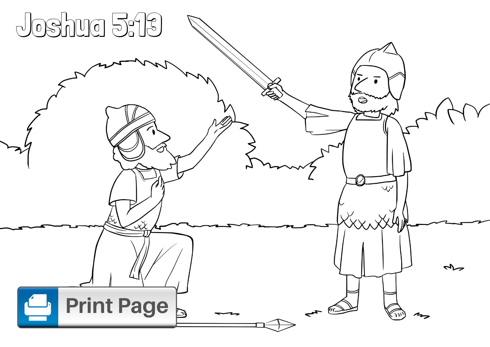 free coloring pages of joshua and the battle of jericho