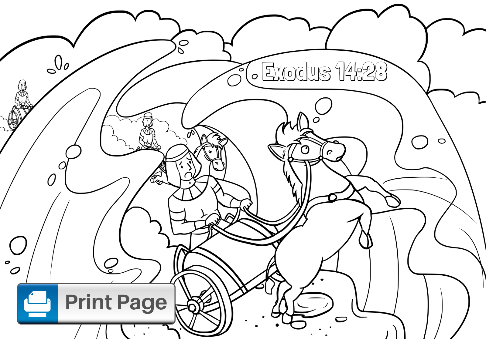 israelites leaving egypt coloring pages