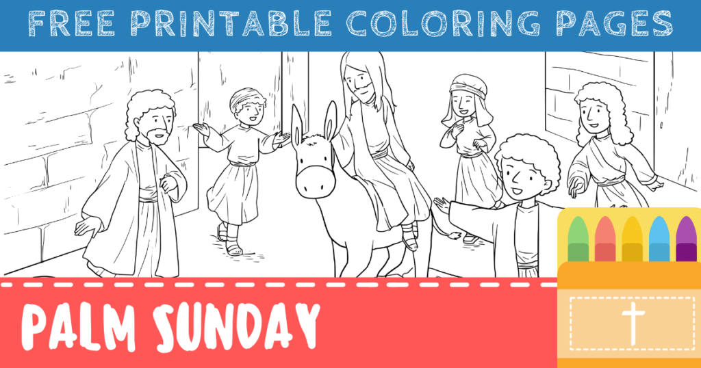 Free Printable Palm Sunday Coloring Pages for Kids ConnectUS