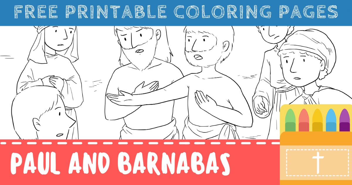 Paul and Barnabas Coloring Pages