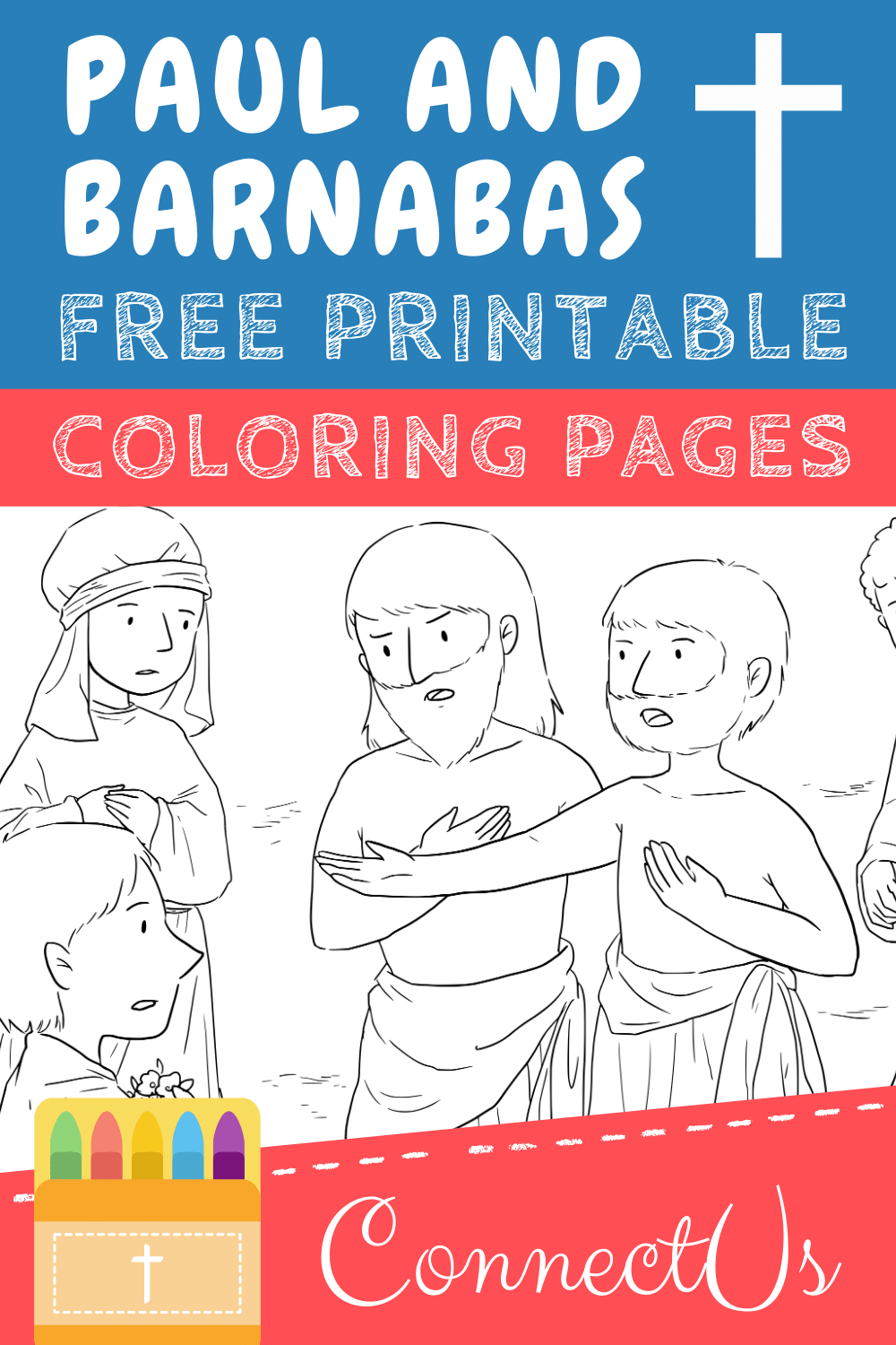 Free Printable Paul And Barnabas Coloring Pages For Kids Connectus