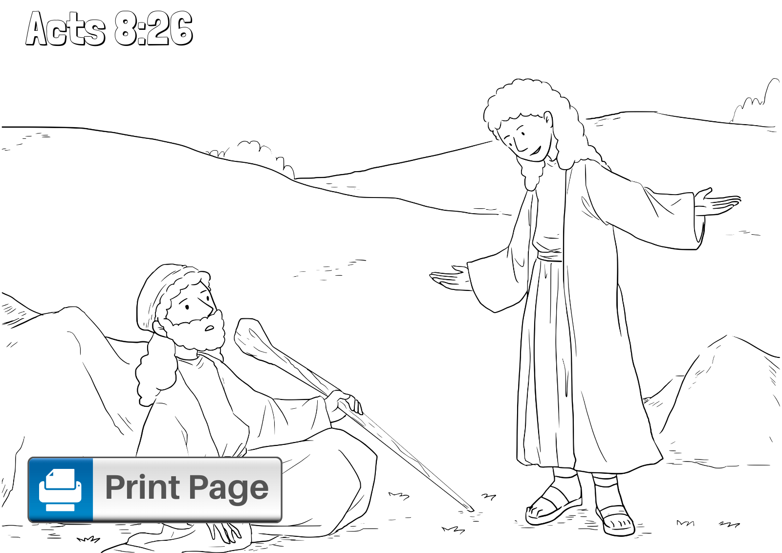 philip the evangelist coloring pages