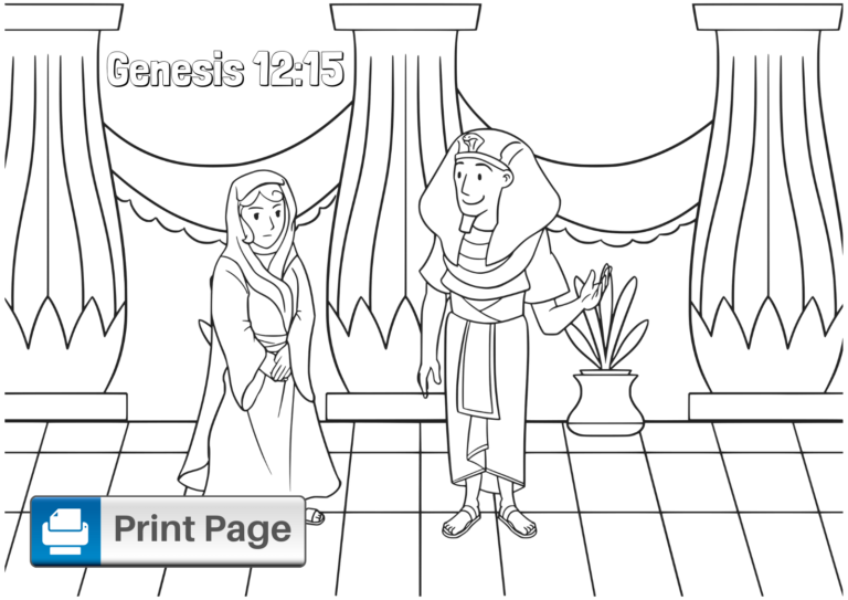 Free Abraham and Sarah Coloring Pages for Kids – ConnectUS