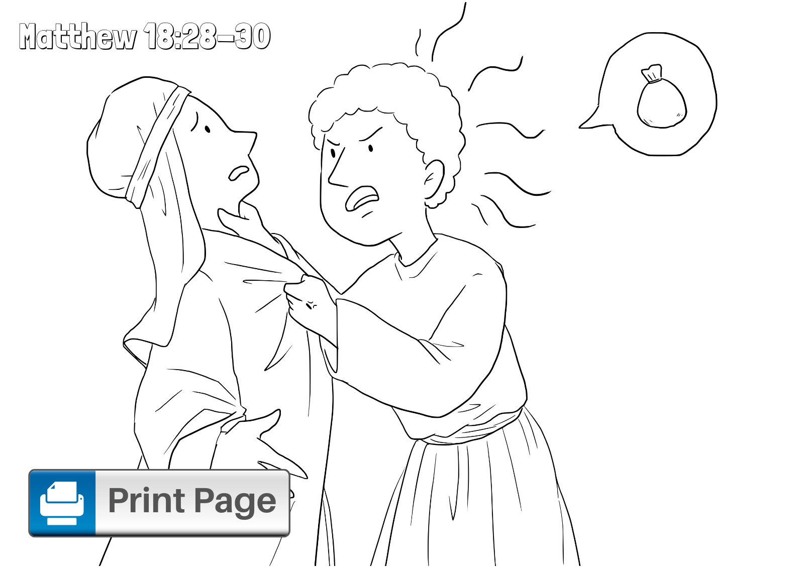 forgiveness coloring pages