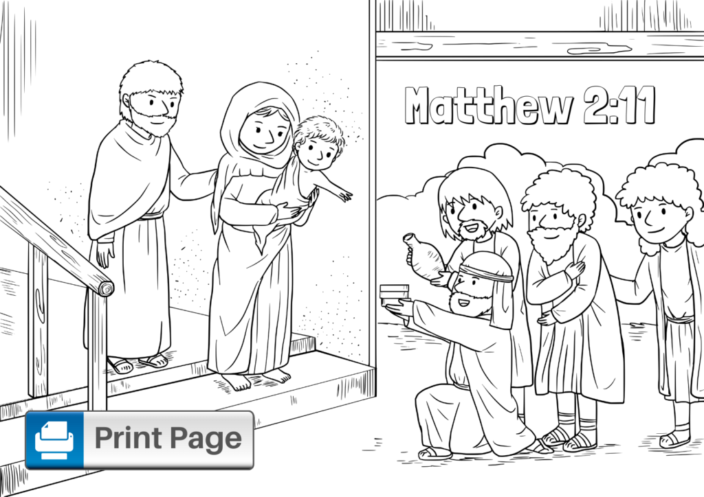 Free Three Wise Men Coloring Pages for Kids (Printable PDFs) – ConnectUS