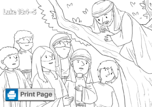 Free Printable Zacchaeus Coloring Pages for Kids – ConnectUS