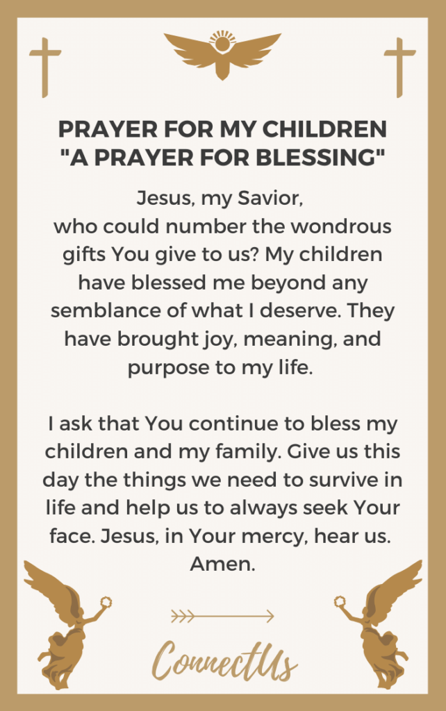 25 Beautiful Prayers for My Children – ConnectUS