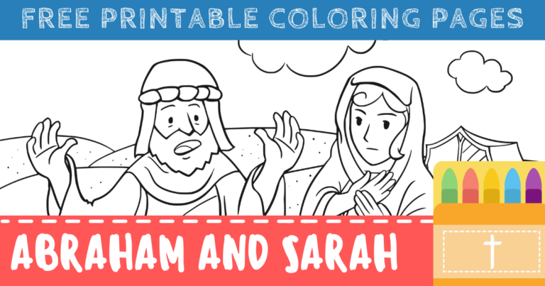 Free Abraham and Sarah Coloring Pages for Kids – ConnectUS