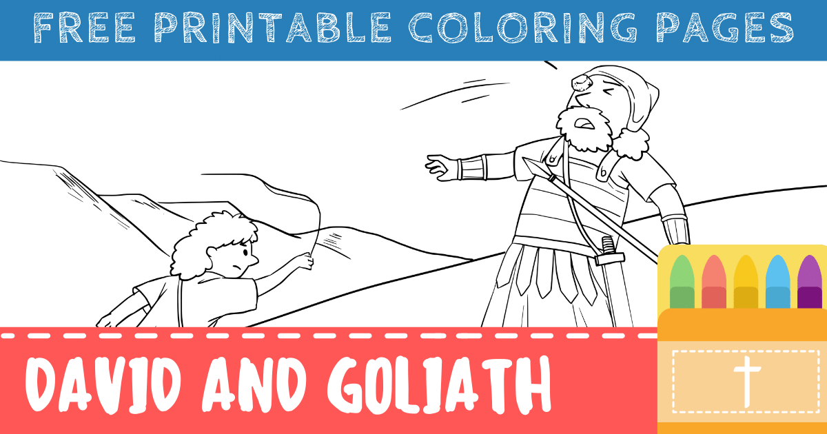 Free Printable David And Goliath Coloring Pages For Kids ConnectUS