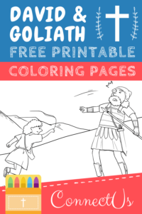 free printable david and goliath coloring pages for kids