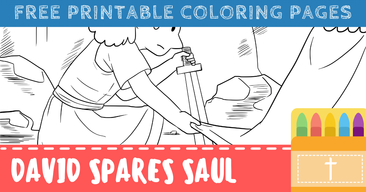 David Spares Saul Coloring Pages