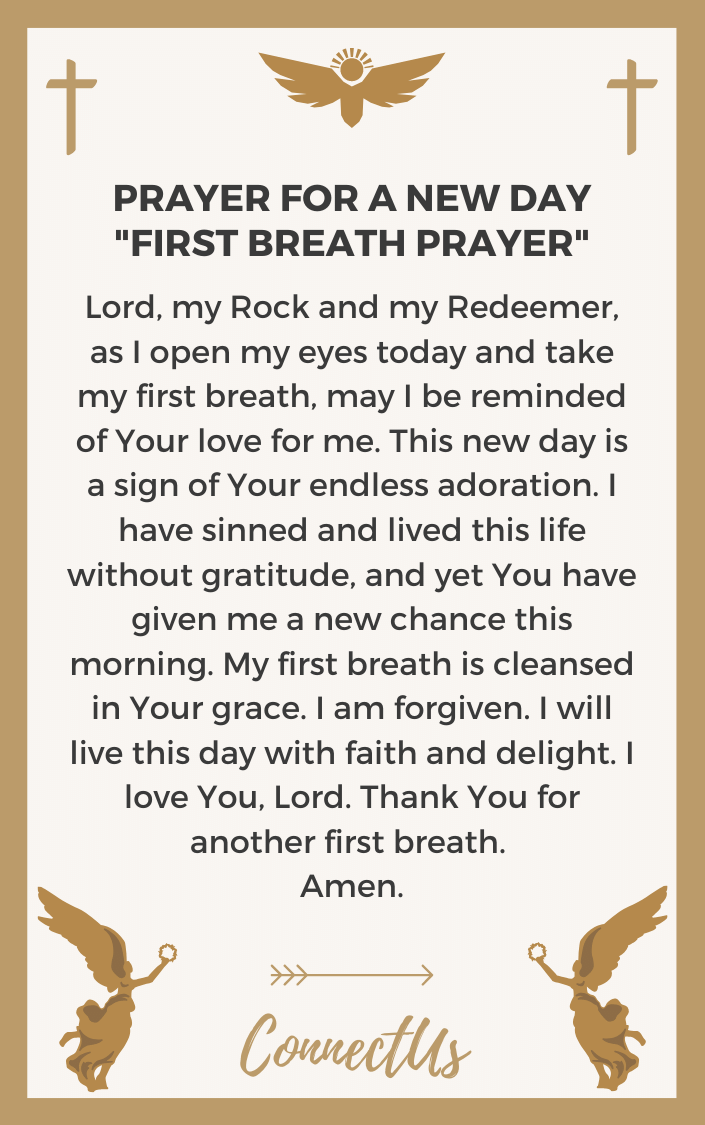 25 Powerful Prayers For A New Day Connectus