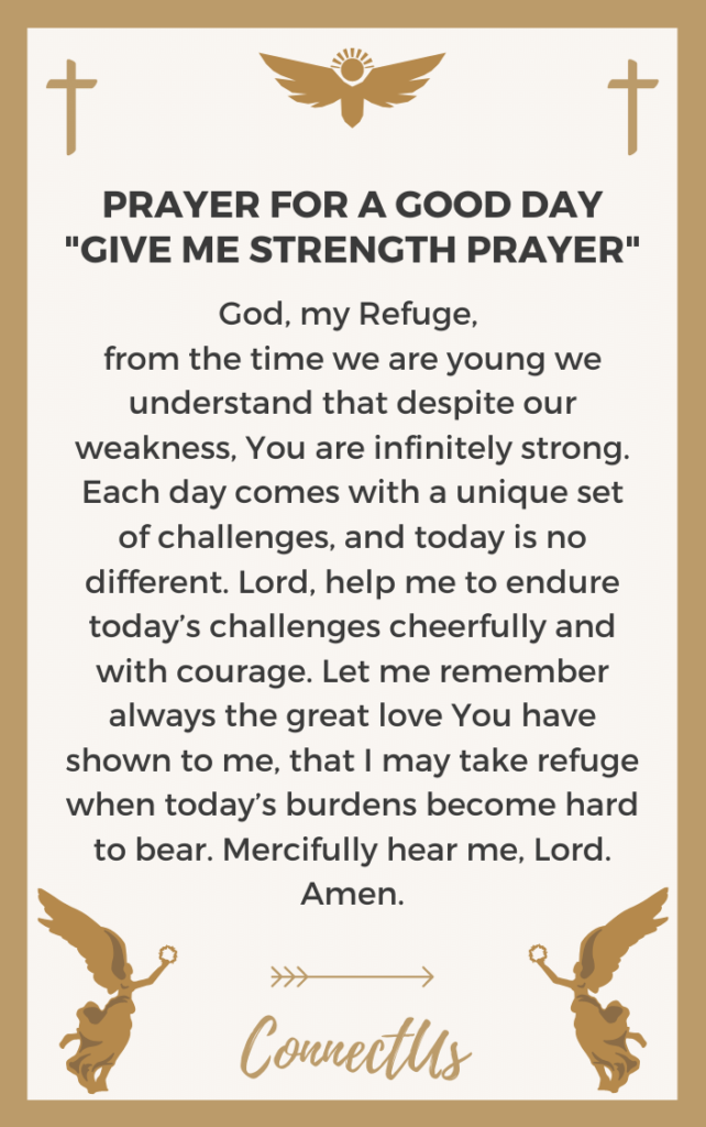 25 Inspirational Prayers for a Good Day – ConnectUS