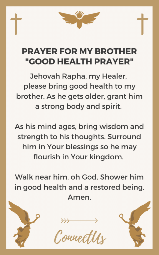 10 Powerful Prayers for My Brother – ConnectUS