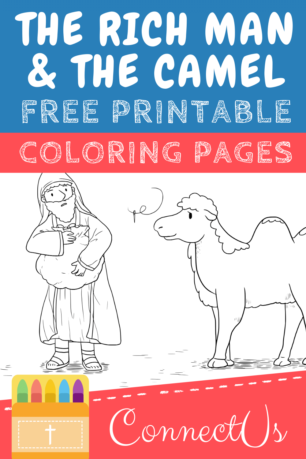 jesus and the rich young ruler coloring pages for kids