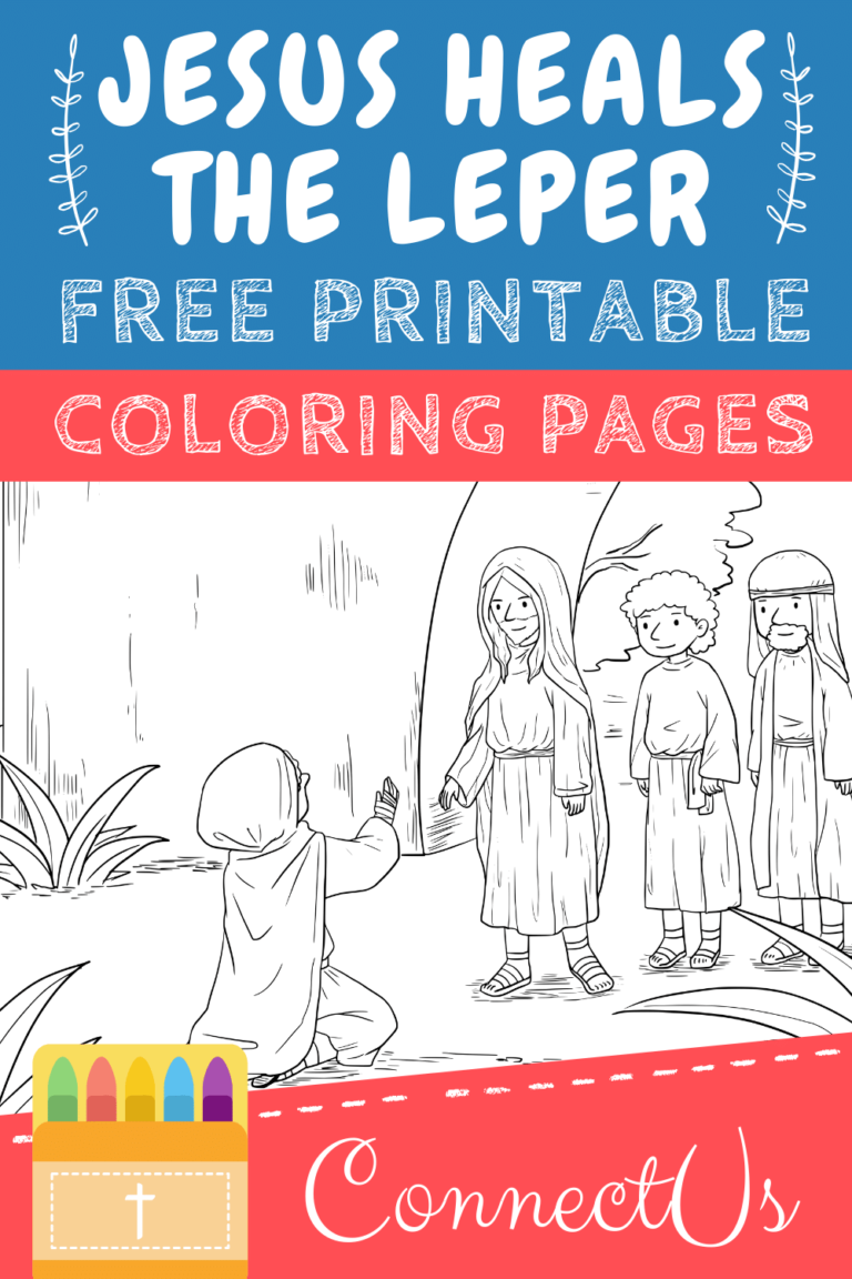 Jesus Heals Leper Coloring Page Clip Art Library - vrogue.co