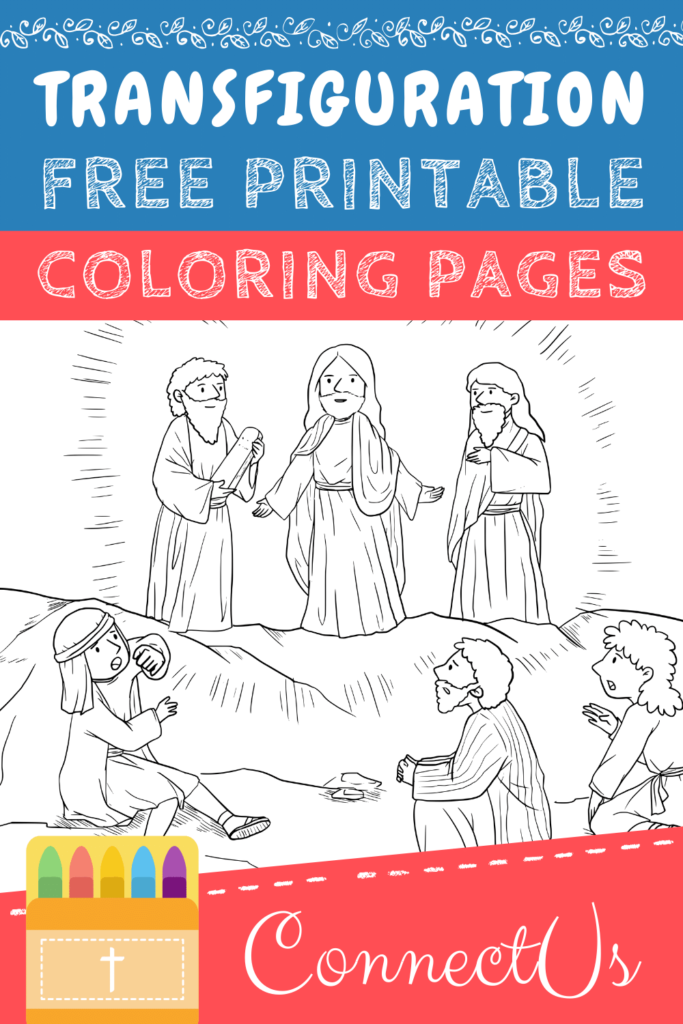 Transfiguration Coloring Page