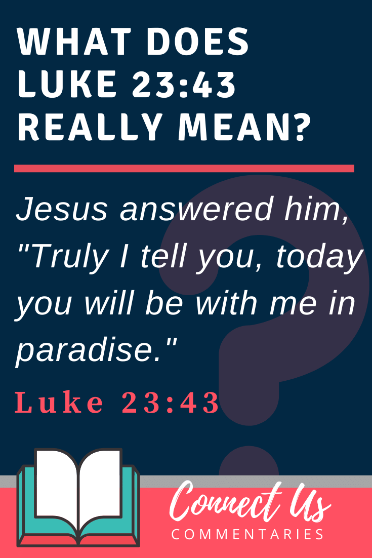 Luke 23:43 Meaning and Commentary