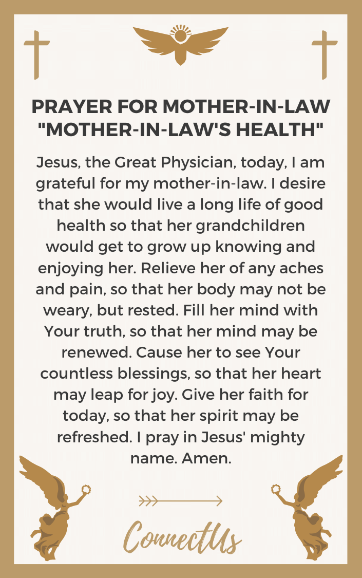 Prayer For Mother In Law Surgery