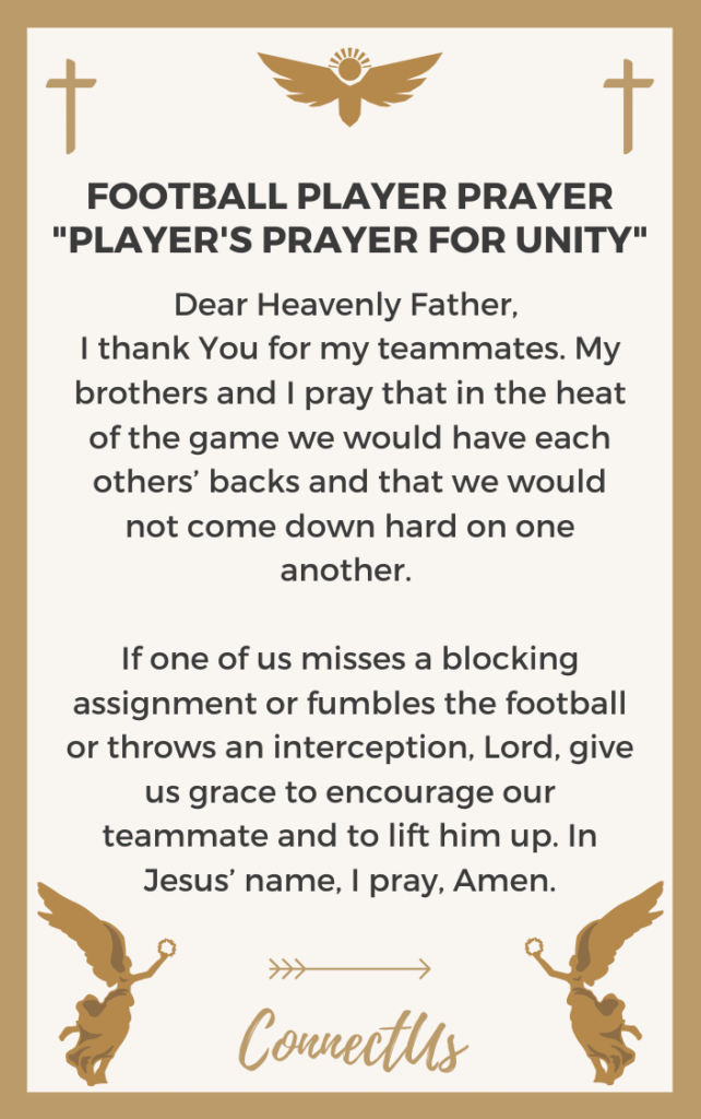 10 Powerful Prayers for Football Players ConnectUS